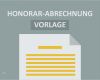 Vorlage Honorarabrechnung Bewundernswert Vorlage Honorar Abrechnung C