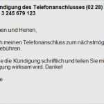 Vorlage Internet Kündigung Schön Kündigung Internet Vorlage Wunderbar Kündigung Telefon