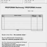 Vorlage Invoice Luxus Vorlage Proformarechnung – Download Kostenlos