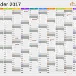 Vorlage Kalender 2017 Schön Excel Kalender 2017 Kostenlos