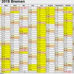 Vorlage Kalender 2018 Best Of Kalender 2018 Bremen Ferien Feiertage Pdf Vorlagen