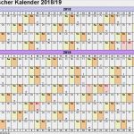 Vorlage Kalender 2018 Cool Akademischer Kalender 2018 2019 Als Pdf Vorlagen