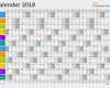 Vorlage Kalender 2018 Luxus Excel Kalender 2018 Kostenlos