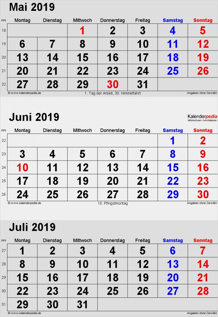 Vorlage Kalender 2019 Schönste Kalender Juni 2019 Als Pdf Vorlagen