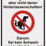 Vorlage Kein Hundeklo Elegant Hinweisschild Kein Hundeklo Packs Häufchen Ein