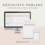 Vorlage Kirchenheft Hochzeit Download Best Of Die Gästeliste Zur Hochzeit Tipps Und Vorlage Zum Download