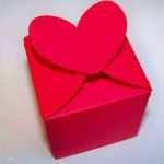 Vorlage Kleine Schachtel Hübsch Rote Herz Schachtel Zum Valentinstag Basteln