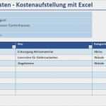 Vorlage Kostenaufstellung Excel Beste Übersicht Baukosten – Kostenaufstellung Mit Excel