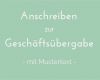 Vorlage Kundenanschreiben Geschäftsübernahme Beste Anschreiben Zur Geschäftsübergabe Mit Mustertext