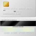 Vorlage Kündigung Amazon Visa Karte Erstaunlich Leere Kreditkarte Vektor Vorlage Vordere Und Hintere