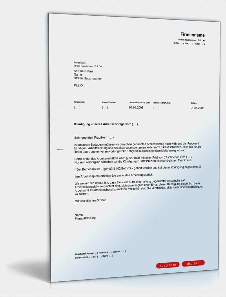Vorlage Kündigung Arbeitgeber Pdf Hübsch Kündigung Arbeitsvertrag Fristgemäß Arbeitgeber