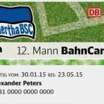 Vorlage Kündigung Bahncard 25 Erstaunlich Hertha Fans Profitieren Dreifach Fans Herthabsc