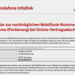 Vorlage Kündigung Handyvertrag Mit Rufnummernmitnahme Luxus Rufnummernmitnahme Zu Vodafone Chip