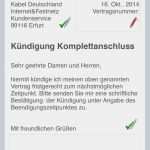 Vorlage Kündigung Kabelanschluss Wunderbar Kabel Deutschland Außerordentliche Kündigung Vorlage