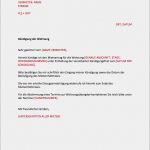 Vorlage Kündigung Miete Inspiration Wohnung Kündigen Vorlage 2019 Download Word