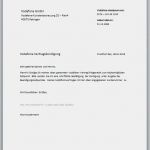 Vorlage Kündigung Vodafone Mobilfunk Luxus Handyvertrag Kündigungschreiben – Kostenlose Vorlagen