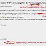 Vorlage Kündigungsschreiben Versicherung Einzigartig Kündigung Kfz Versicherung Vorlage