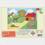 Vorlage Laubsäge Kinder Genial Bauernhof Puzzle Laubsägevorlage Kinder Holz Laubsäge