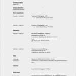 Vorlage Lebenslauf Englisch Best Of original Tabellarischer Lebenslauf Englisch Muster