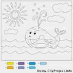 Vorlage Malen Nach Zahlen Für Kinder Wunderbar Ausmalen Nach Zahlen Wal Im Meer Gratis