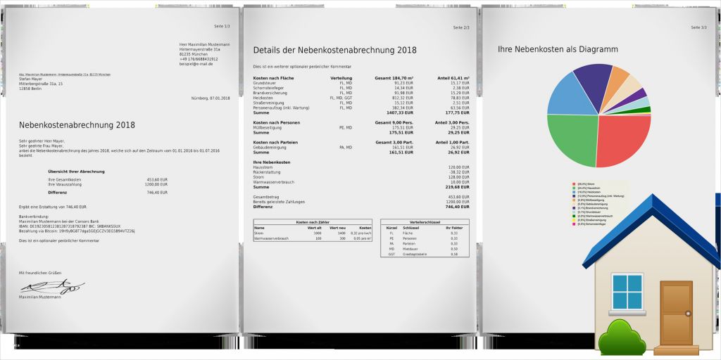Vorlage Nebenkostenabrechnung Vermieter Cool Nebenkostenz Beispiele Und Muster Von