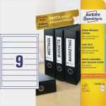 Vorlage ordnerrücken Schmal Gut Avery Zweckform C 25 ordnerrücken Einsteck Schilder