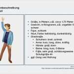 Vorlage Personenbeschreibung 4 Klasse Süß Detailliertere Informationen Zur Personenbeschreibung In