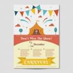 Vorlage Plakat Word Genial Carnival Poster Template Vector Download Free Vector Art