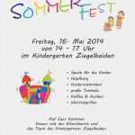Vorlage Plakat Word Gut 25 Jahre Kindergarten Ziegelhaiden sommerfest