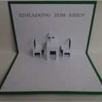 Vorlage Pop Up Karte Cool Pop Up Karten Pop Up Karte Einladung Zum Essen 1 Ein