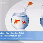 Vorlage Präsentation Powerpoint Bewundernswert Powerpoint Vorlage Goldfische Blau sofort Download