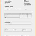 Vorlage Proforma Rechnung Wunderbar 13 Proforma Rechnung Vorlage