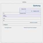 Vorlage Quittung Excel Einzigartig Quittung Vorlage Excel Download Quittungsvorlage