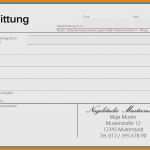 Vorlage Quittung Excel Gut 11 Vorlage Quittung Word
