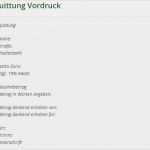 Vorlage Quittung Privat Fabelhaft Quittung Vordruck Vorlagen Gratis