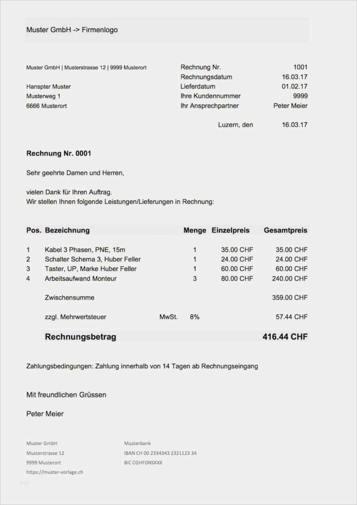 Vorlage Rechnung Schreiben Kostenlos Wunderbar Rechnungsvorlage Kostenlos Word & Excel