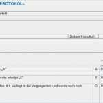 Vorlage Regalprüfung Protokoll Beste Protokoll Vorlage Word