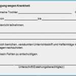 Vorlage Reiserücktritt Wegen Krankheit Genial Entschuldigung Schule Vorlage Krank Papacfo