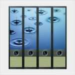 Vorlage Rückenschilder Wunderbar Geschenkwichtel ordner Rückenschilder Waterdrops ordner