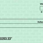 Vorlage Scheck Geschenk Best Of Blanko Scheck Vorlage — Stockvektor