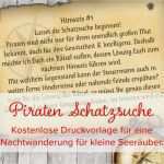 Vorlage Schnitzeljagd Erstaunlich Für Echte Piraten Schatztruhe Basteln Balloonasblog