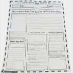 Vorlage Schülerzeitung Süß Extra Extra Read All About Me Graphic organizer Poster