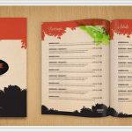 Vorlage Speisekarte Kostenlos Erstaunlich 77 Kostenlose Speisekarten Vorlagen Zum Selbst Gestalten