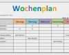 Vorlage Speiseplan Kindergarten Erstaunlich Wochenplan Vorlage Für Excel