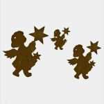 Vorlage Stern Groß Elegant Stern Vorlage Groß Gut Christbaumschmuck Engel Mit Stern 2