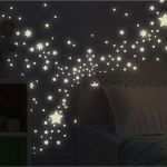 Vorlage Sternenhimmel Led Erstaunlich Nachtleuchtendes Wandtattoo Sternenhimmel