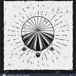Vorlage T Shirt Druck Erstaunlich Vintage Luftschiff Hintergrund Retro Luftschiff Ballon