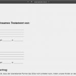 Vorlage Testament Pdf Bewundernswert Berliner Testament Muster Kostenlos Berliner Testament