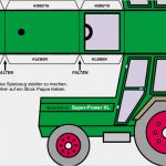 Vorlage Traktor Laterne Erstaunlich Bastelbogen Traktor
