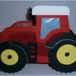 Vorlage Traktor Laterne Gut Traktor Einladung Basteln Wunderbar Basteln Mit Holz